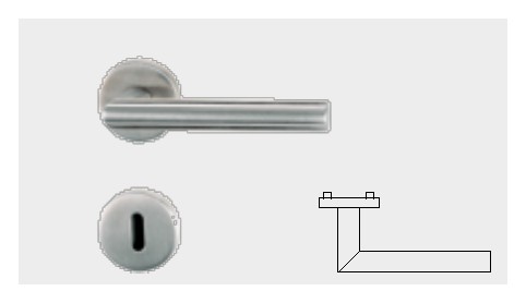 Dorëzë Satin Chrome këndore