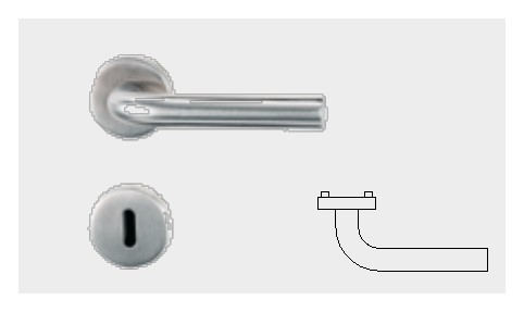 Dorëzë Satin Chrome e lakuar