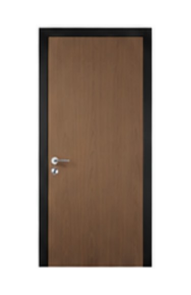 Veneer Door — Walnut + RAL 9005